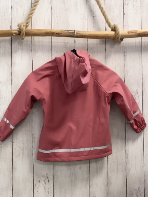 Kuneboo Regenjacke  Gr. 98  altrosa gummiert gefüttert 