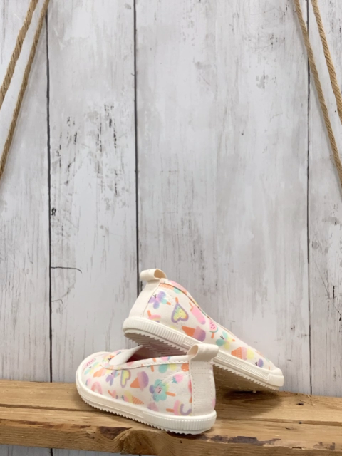  Leinenschuhe  Gr. 26  weiß Eis Frühe 