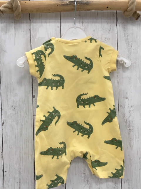 Alana  Playsuit  Gr. 56   gelb Krokodile 