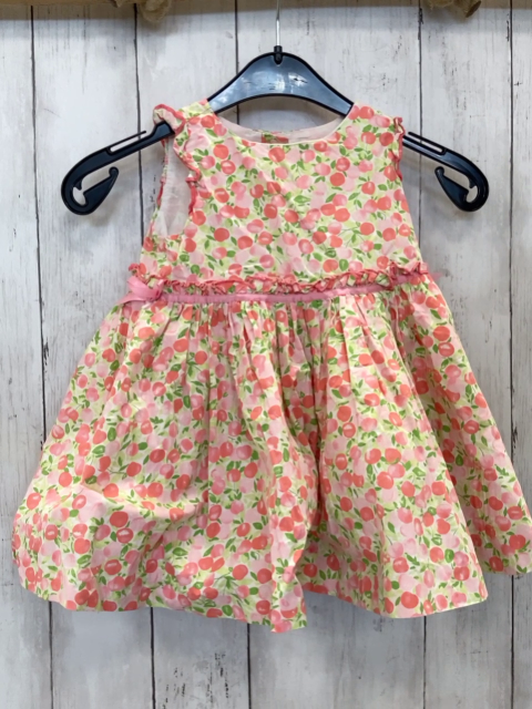 Emma´ s Garden  Kleid  Gr. 86  weiß rosa ote Früchte grün hellgrüne Blätter 