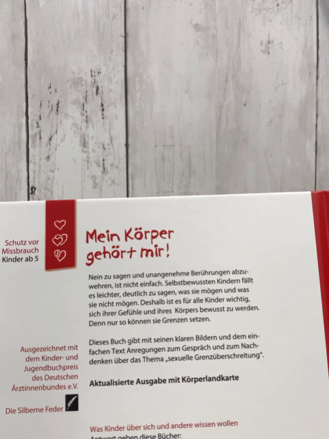  Buch Mein Körper gehört mir! 