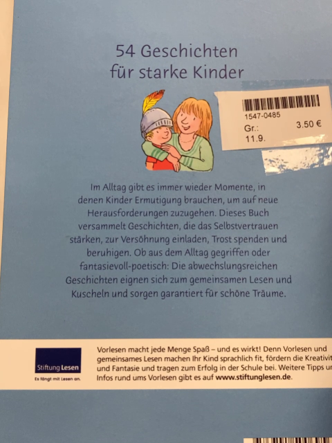   Buch Mutmach-Geschichten 54 Geschichten für starke Kinder 
