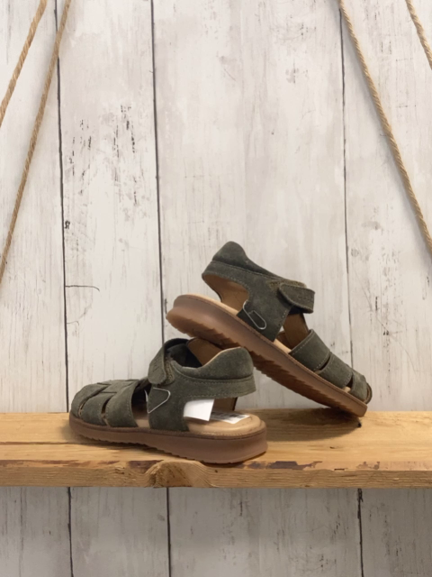 neu Clic! Sandalen  Gr. 28  oliv Nubukleder NP 79,95 € 