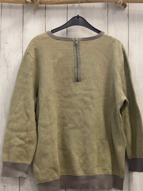COS  Pullover  Gr. 158/164  grau gelb gemustert Strick 