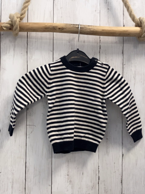   Pullover  Gr. 86  schwarz weiße Streifen Strick