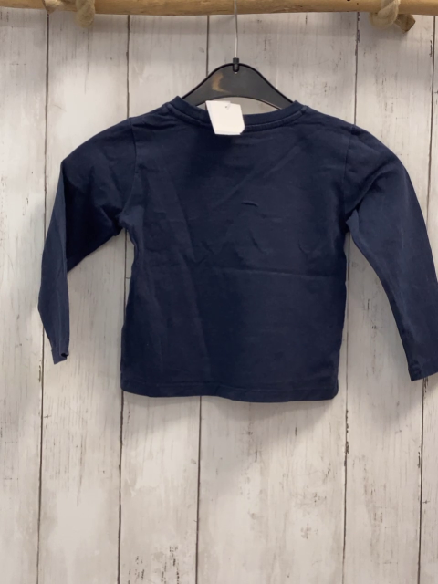   Langarmshirt  Gr. 92  blau Feuerwehrauto 