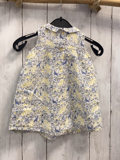 Sfera Kleid Gr. 68  weiß gelb blau Blumen