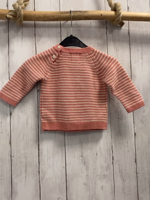  Pullover Gr. 68  rosa weiß gestreift Minnie Mouse
