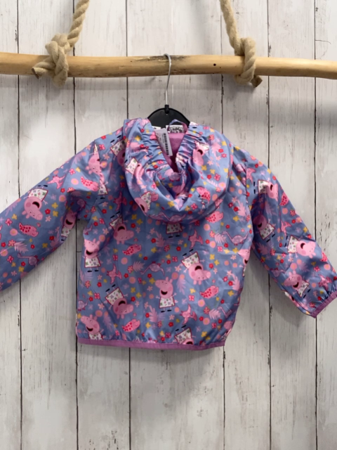   Jacke  Gr. 92  hellblau Peppe Pig lavendel Bund 