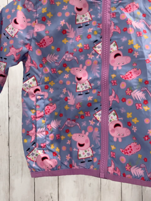   Jacke  Gr. 92  hellblau Peppe Pig lavendel Bund 