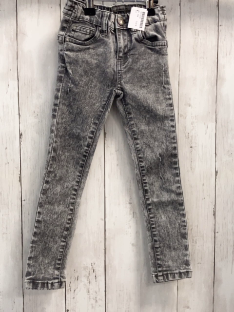   Hose  Gr. 104  grau Jeans Bund verstellbar