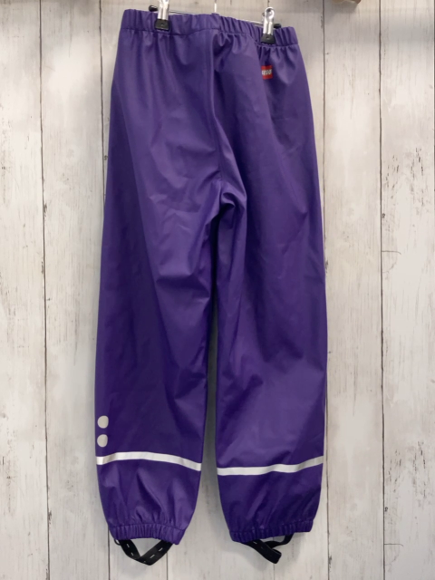 neu Lego  Regenhose  Gr. 122  lila gummiert silber Punkte + Streifen NP 22,95 € 