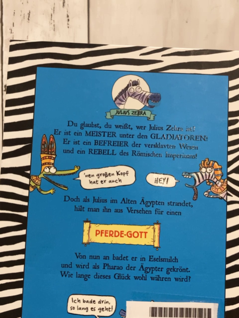   Buch Julius Zebra: Ärger mit den Ägyptern 