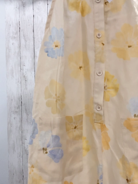 Zara  Jumpsuit  Gr. 152  beige hellblau orange gelbe Blumen