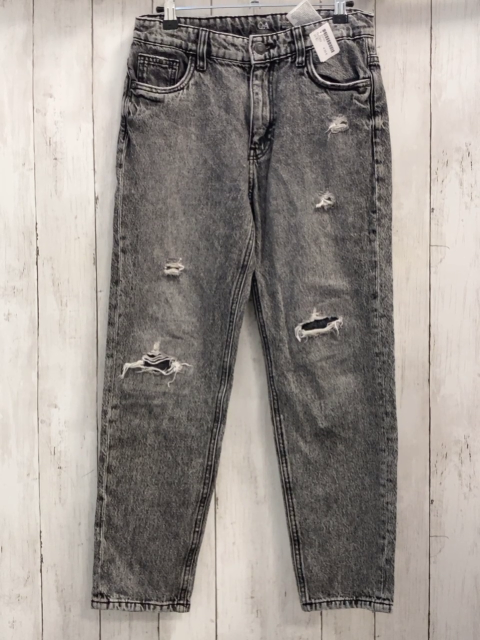  Hose Gr. 152  grau Jeans Bund verstellbar