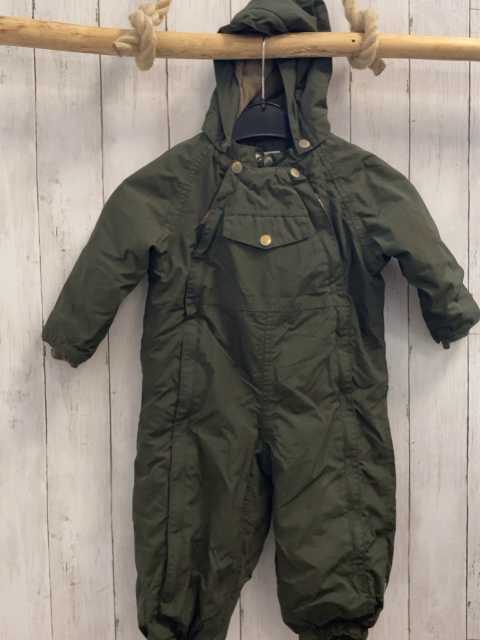 Mini A Ture  Winteroverall Gr. 86  kiwi braunes Fleecefutter 