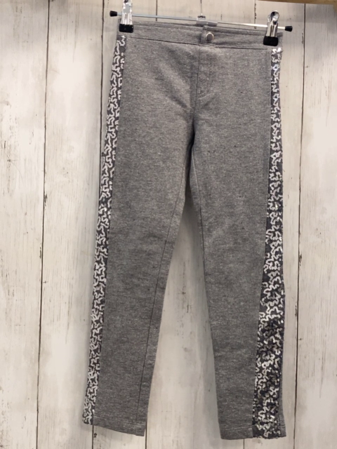 Bob der Bär  Jeggings  Gr. 116  grau silber Pailetten