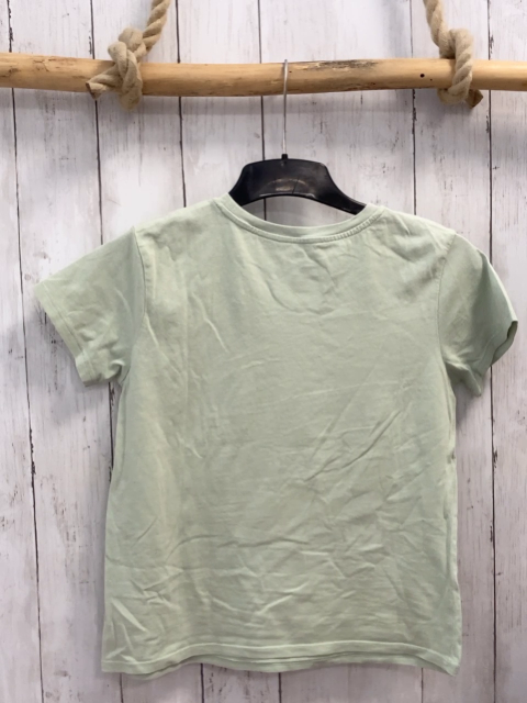 H&M  T-Shirt  Gr. 140  mint Pailettenblume 