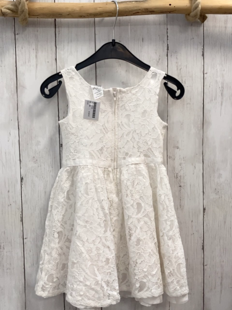   Kleid  Gr. 98  weiß Blumenstickerei