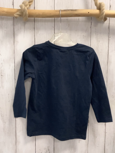 Harry Potter  Langarmshirt  Gr. 104  blau Hogwarts Wappen weiße Schrift 