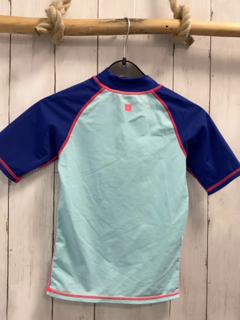Mountain Warehouse  UV-Schutzshirt  Gr. 128  mint blau rote Nähte 