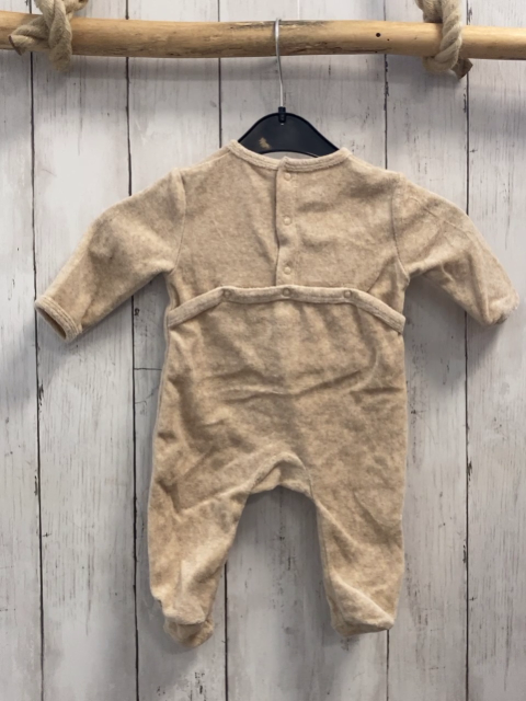 Kiabi Schlafanzug Gr. 62  beige Nicky Fuchs