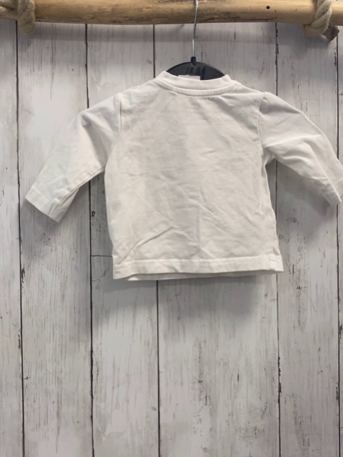  langarmshirt Gr. 56  weiß bunte Tiere