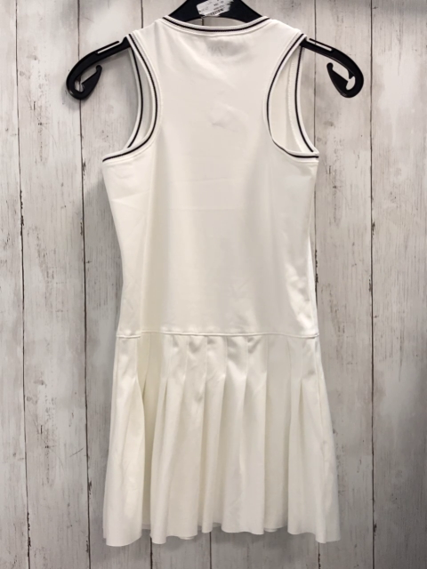 Zara  Tenniskleid Gr. 152  weiß schwarze Nähte 