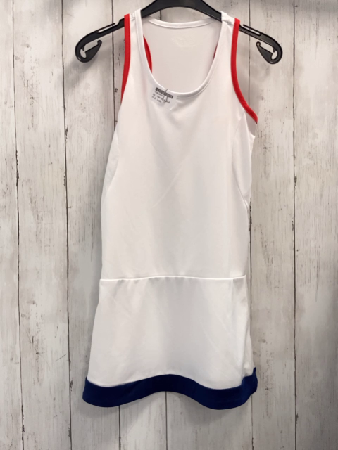 Lotto  Tenniskleid Gr. 146/152  weiß rot blauer Bund 