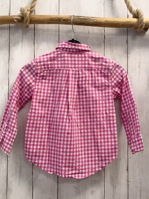 Ralph Lauren Hemd Gr. 98  pink weiß kariert