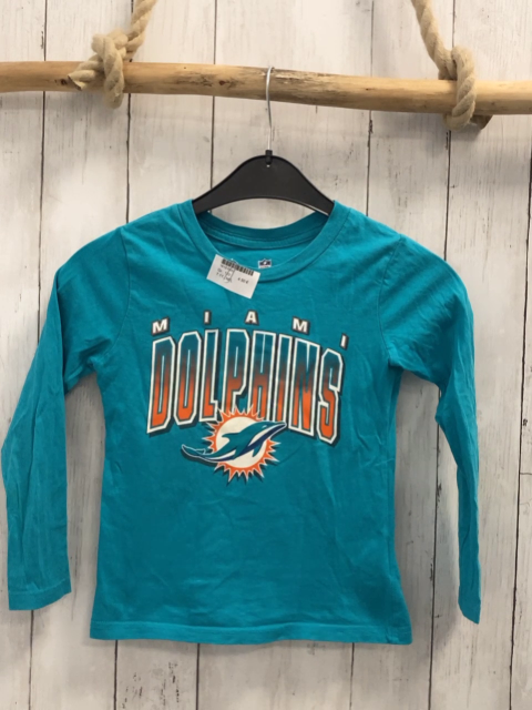 NFL Langarmshirt Gr. 110  türkis Schrift