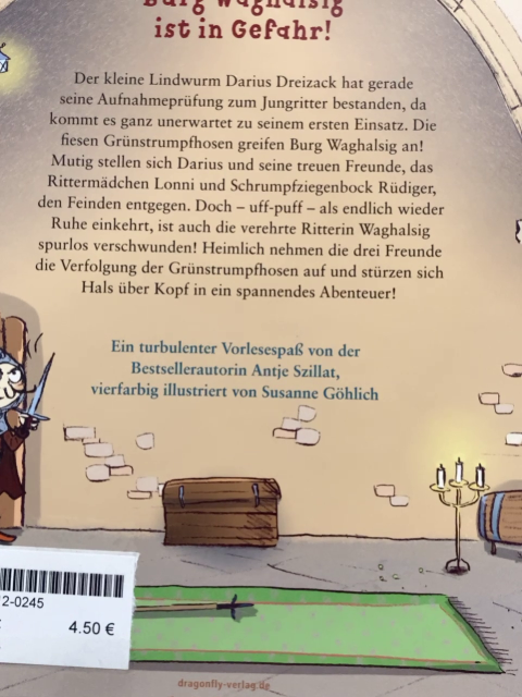  Buch Darius Dreizack: Angriffder Grünstrumpfhosen