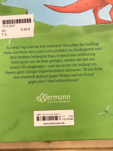  Buch Als Papa auf einen Knopf drückte und wir fast von einem Dino gefressen wurden 