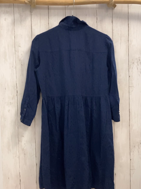 Esprit  Kleid  Gr. 36  blau Struktur 