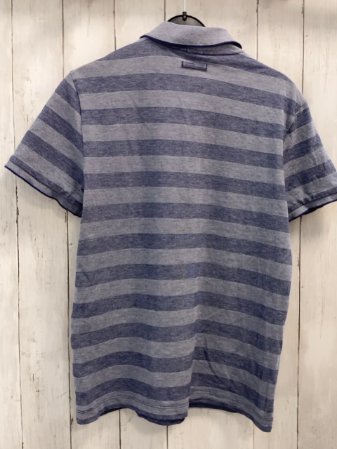 Hugo Boss  Poloshirt  Gr. 164/170  blau graue Streifen 