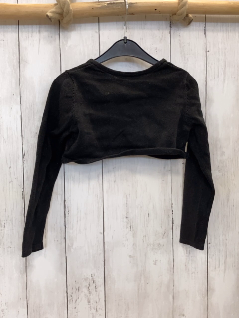 H&M  Strickjacke  Gr. 110  schwarz mit Glitzer 