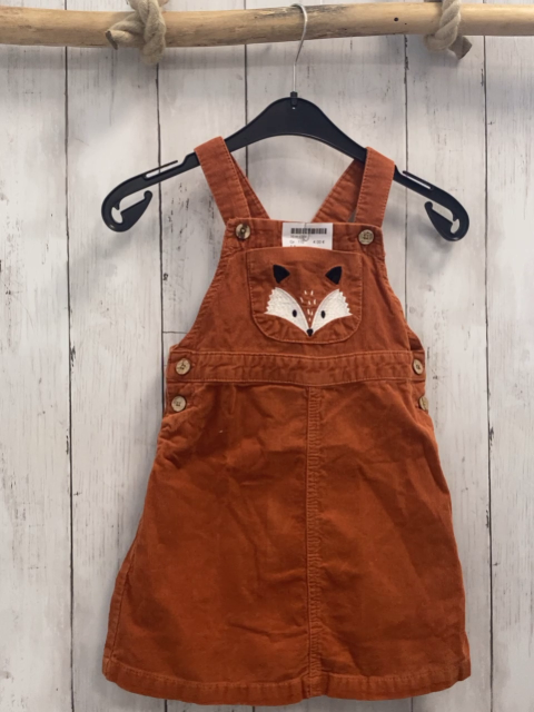   Kleid  Gr. 110  rost Kord Fuchsgesicht 