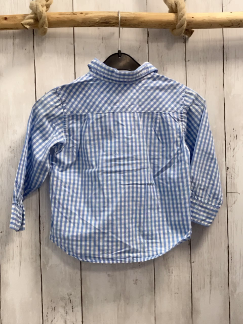 H&M Hemd Gr. 98  blau weiß kariert