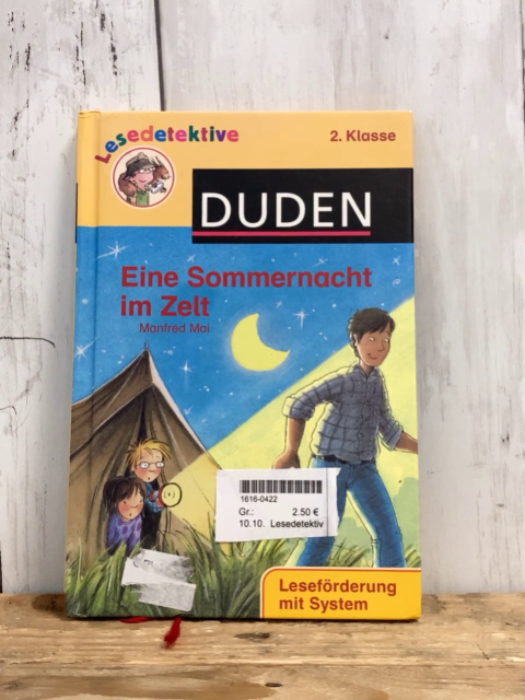 Lesedetektive Leselernbuch Eine Sommernacht im Zelt