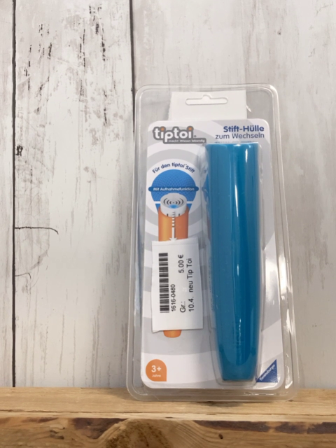 neu Tip Toi  Plastikspielzeug  blaue Stifthülle für Tip Toi Stift 