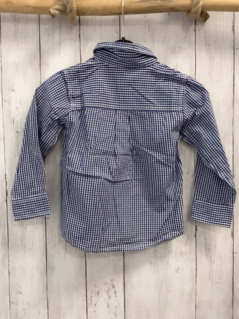 Benetton Hemd Gr. 98  blau weiß kariert