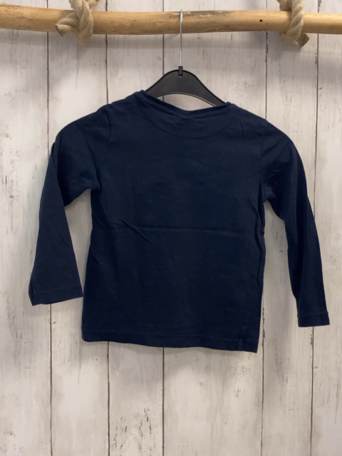 S´ Oliver  Langarmshirt  Gr. 104  blau Pailettenauto 