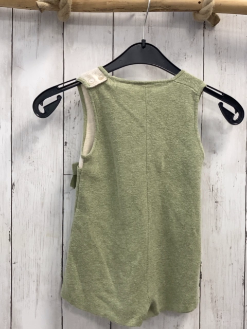 Zara  Playsuit  Gr. 80  mint weiß Strick 