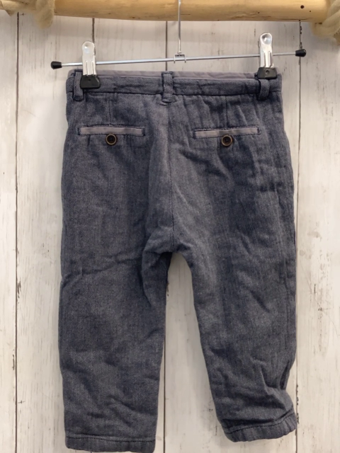 Zara  Hose  Gr. 92  grau schwarze Zackenstreifen gefüttert 