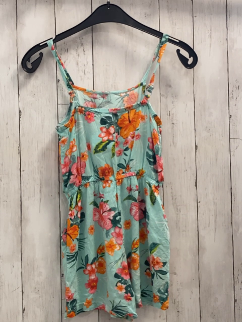 H&M  Playsuit Gr. 146/152  mint Blumen 