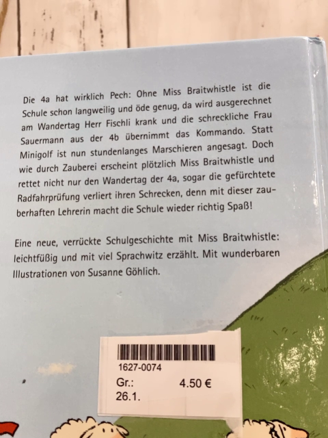  Buch Miss Braitwhistle kommt in Fahrt 