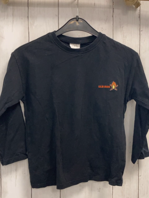 Zara  Langarmshirt  Gr. 110  schwarz 