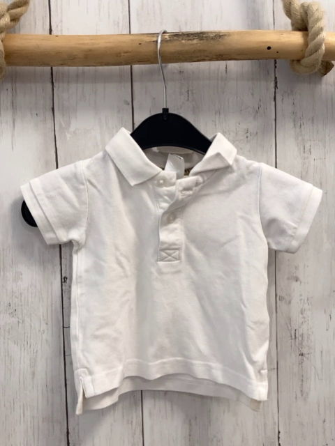 Zara  T-Shirt  Gr. 68  weiß Polokragen