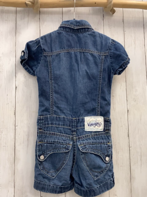 Vingino  Playsuit  Gr. 110  blau Jeans 