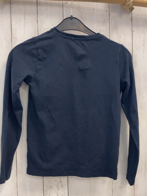 Name it  Langarmshirt  Gr. 134/140  blau Pailettenfußball + -schrift 